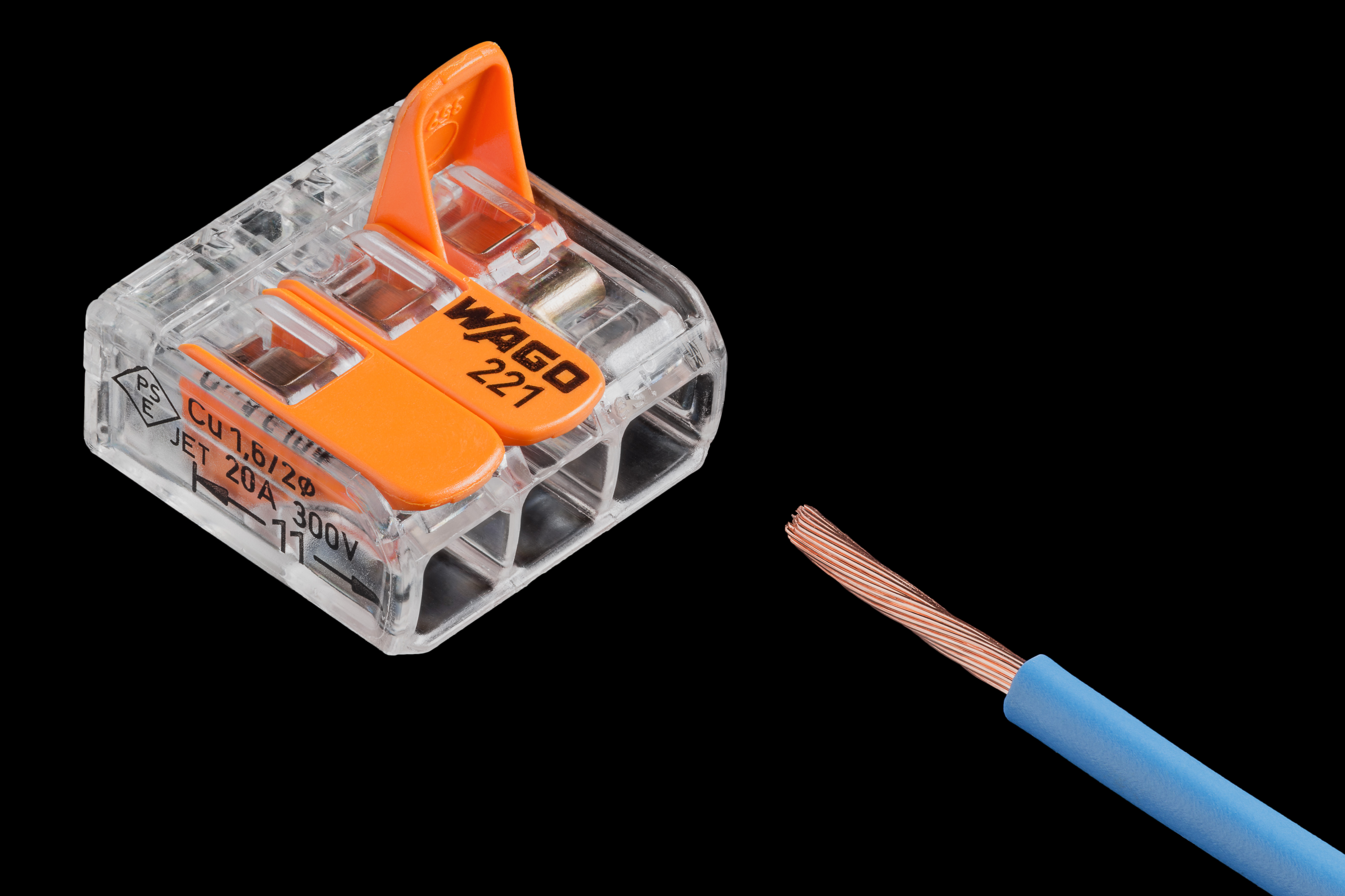 Conector Wago 3 Vías (bolsa 10un)